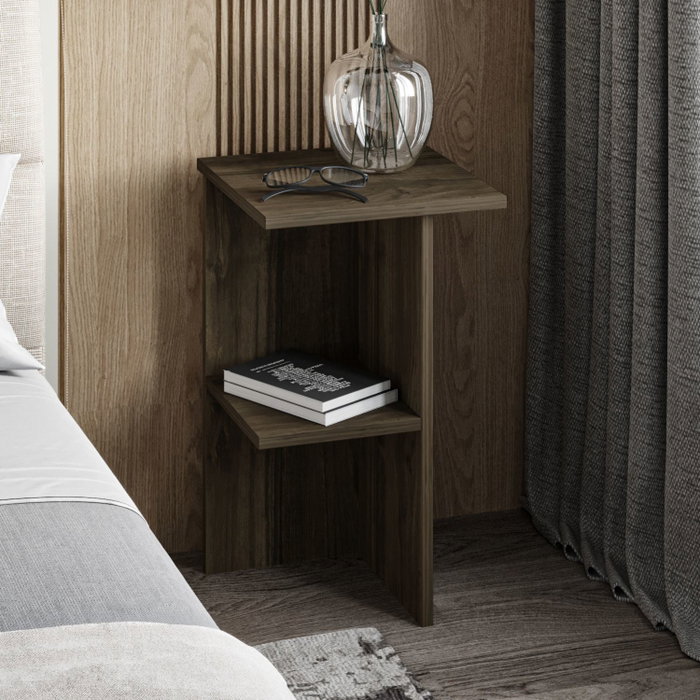 Hanah Home Mesita de Noche Leray - Walnut Hanah Home Mesita de Noche Leray - Walnut